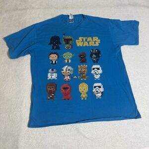 Star Wars  Retro Gaming Style T Shirt Size Large Collectible Shirt Casual Tee